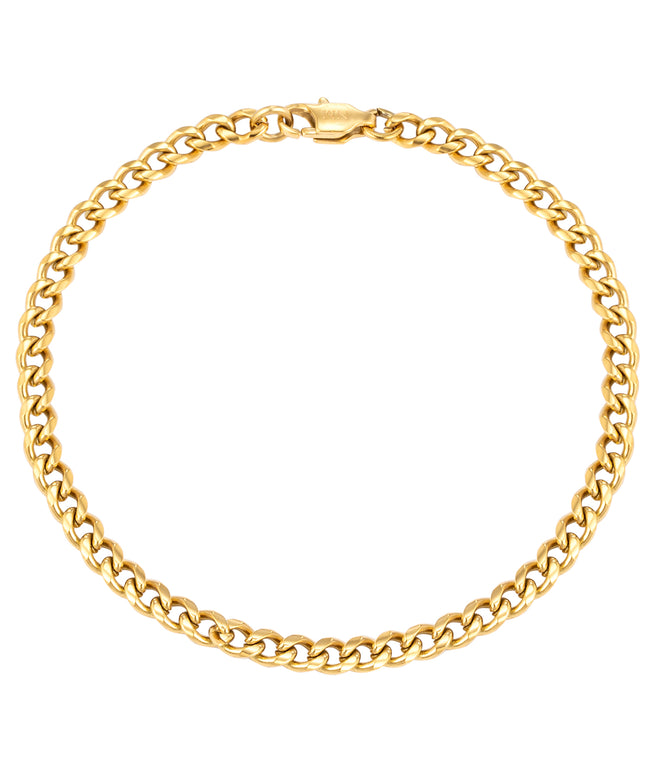 CUBAN BRACELET 4MM | GOLD