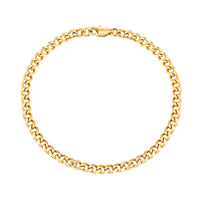 Cuban Bracelet 4mm | Gold