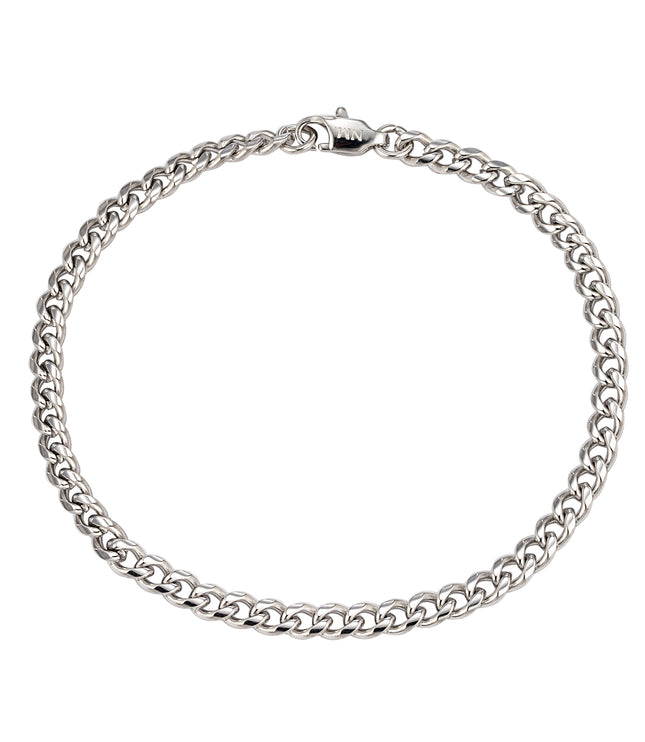 CUBAN BRACELET 4MM | SILVER