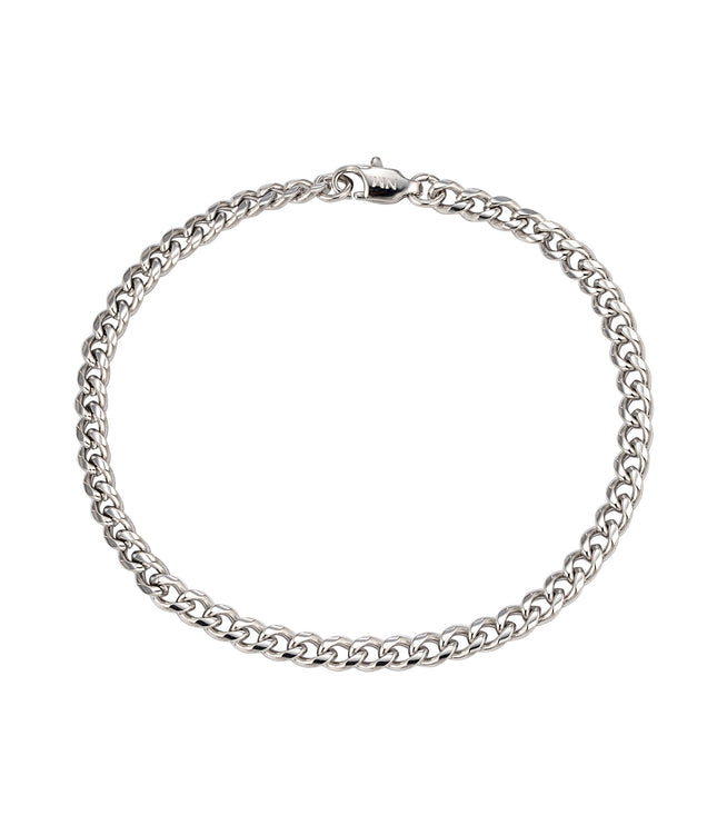 Cuban Bracelet 4mm | Silver