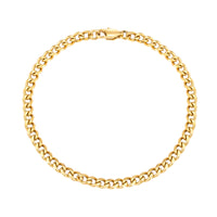 Cuban Bracelet 4mm | Gold