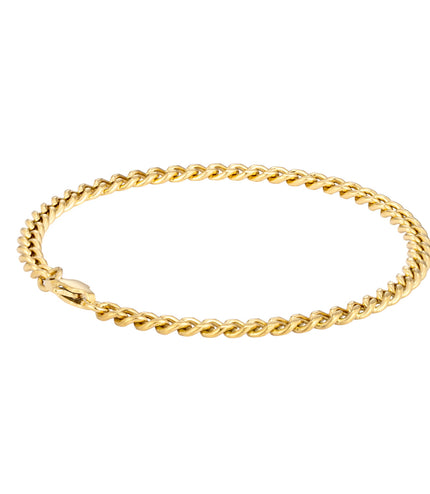 Cuban Bracelet 4mm | Gold