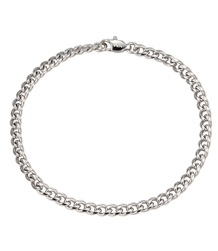Cuban Bracelet 4mm | Silver
