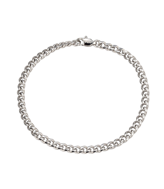 Cuban Bracelet 4mm | Silver