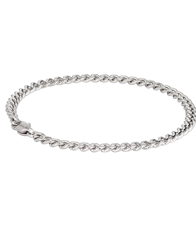 Cuban Bracelet 4mm | Silver
