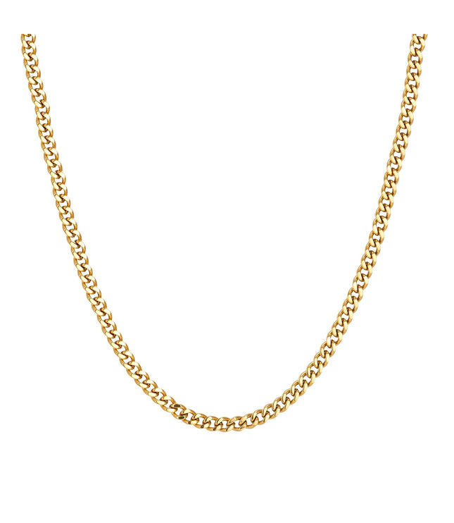 Cuban Chain 4mm | Gold
