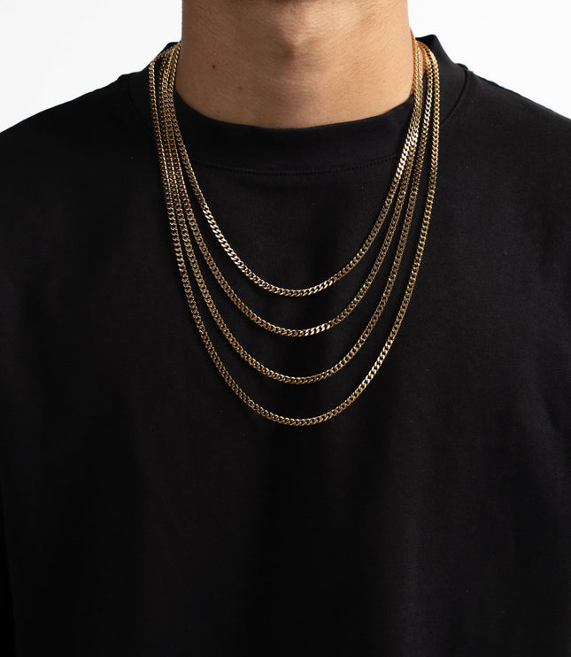 Cuban Chain 4mm | Gold