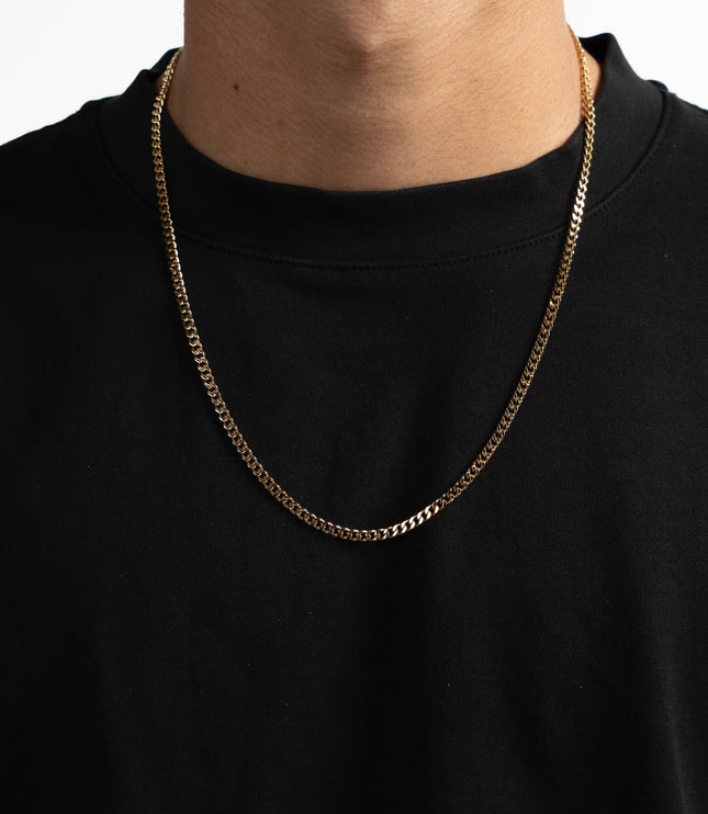 Cuban Chain 4mm | Gold