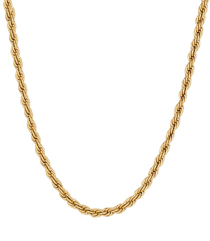 TWIST CHAIN 4MM | GOLD