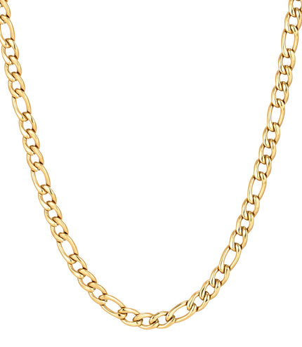 Figaro Chain 5mm | Gold