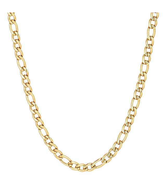 Figaro Chain 5mm | Gold