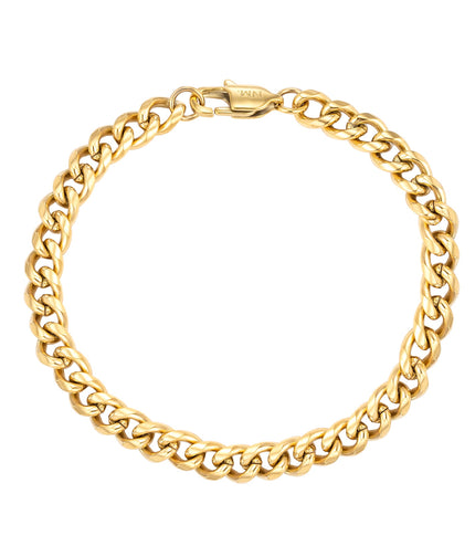 Cuban Bracelet 6mm | Gold