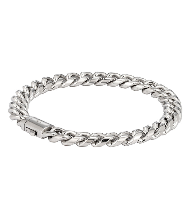 CUBAN BRACELET 8MM | SILVER