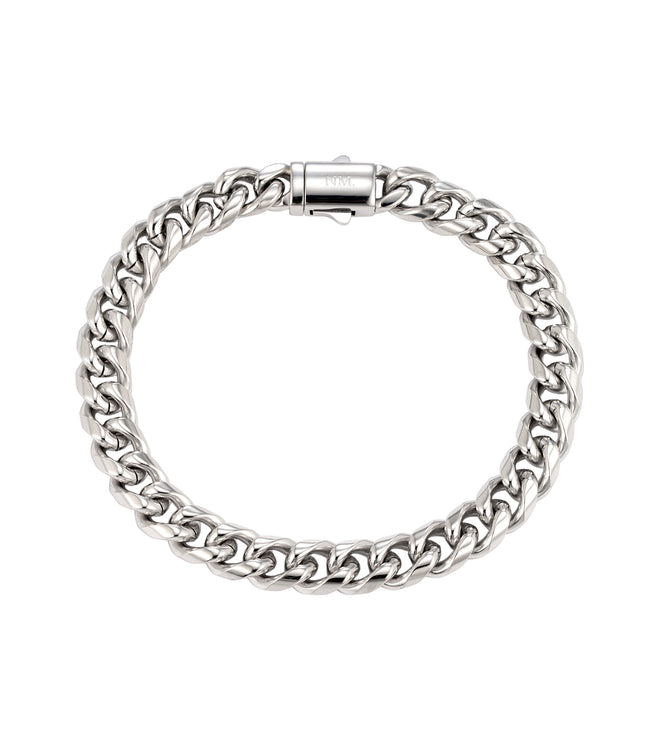 Cuban Bracelet 8mm | Silver