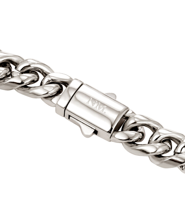 CUBAN BRACELET 8MM | SILVER