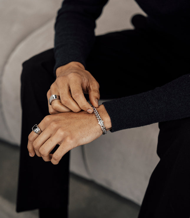 Cuban Bracelet 8mm | Silver