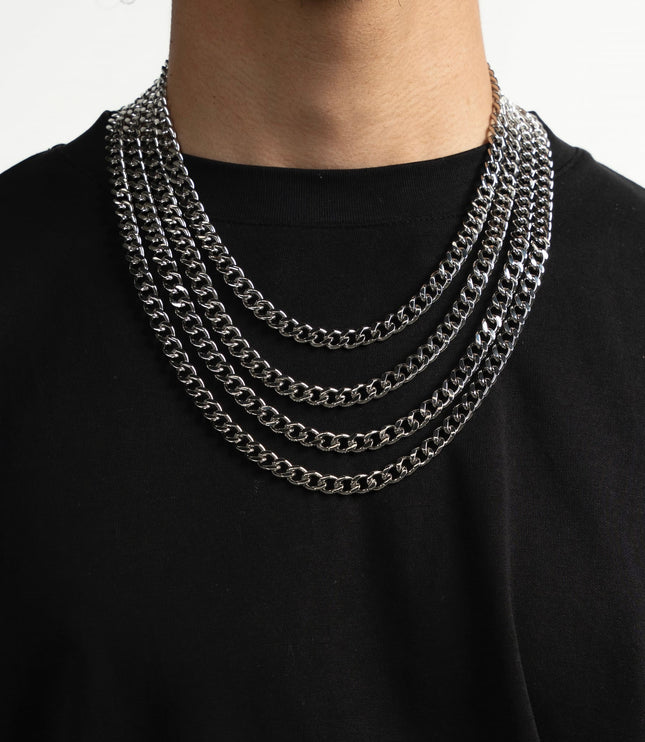 Cuban Chain 8mm | Silver