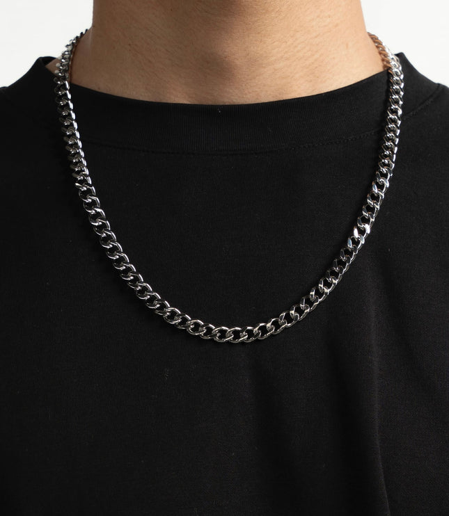 Cuban Chain 8mm | Silver