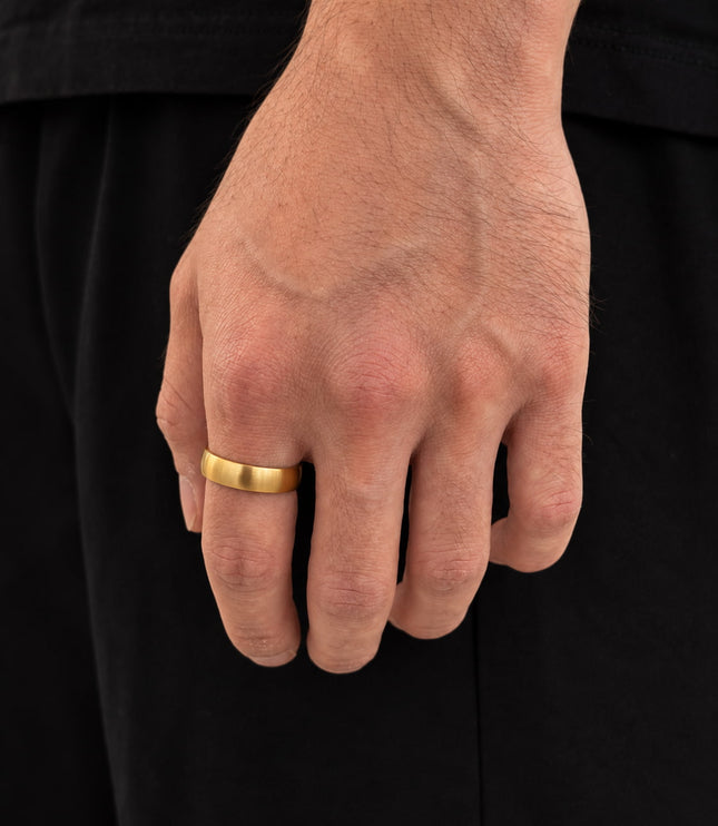Axel Ring | Matte Gold