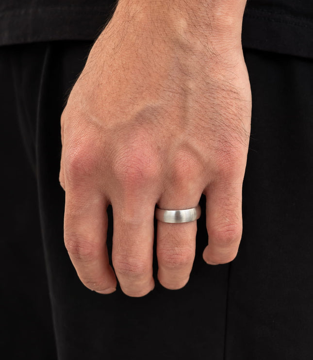 Axel Ring | Matte Silver