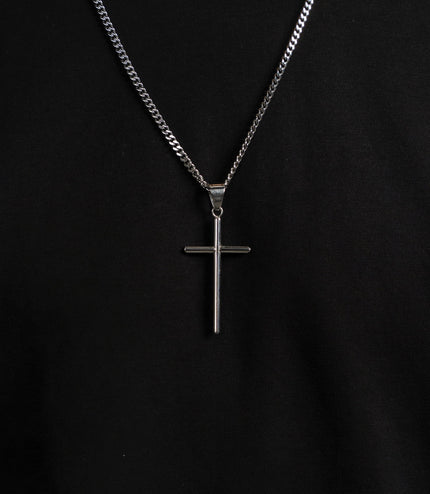 Basic Cross Pendant | Silver