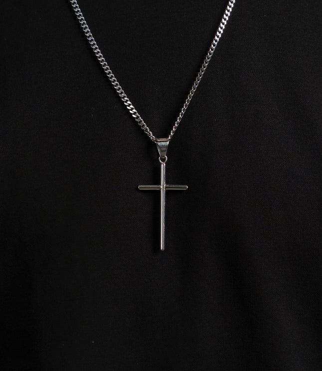 Basic Cross Pendant | Silver