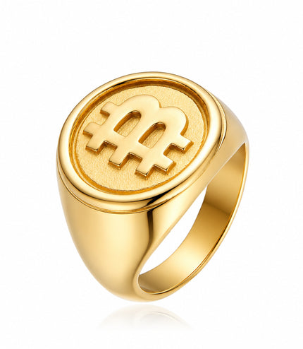 Bitcoin Ring | Gold