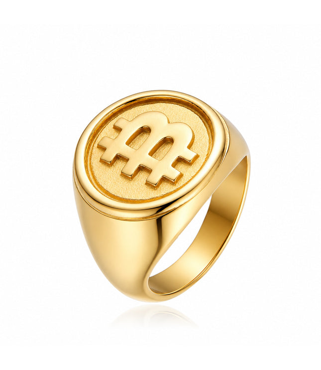 Bitcoin Ring | Gold