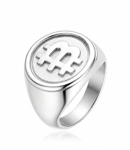 Bitcoin Ring | Silver