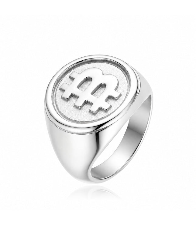 Bitcoin Ring | Silver