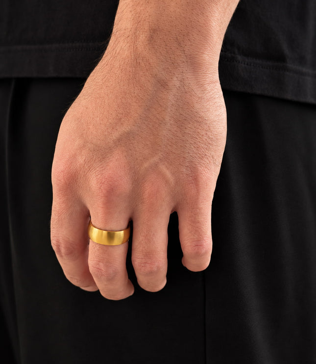 Brody Ring | Matte Gold
