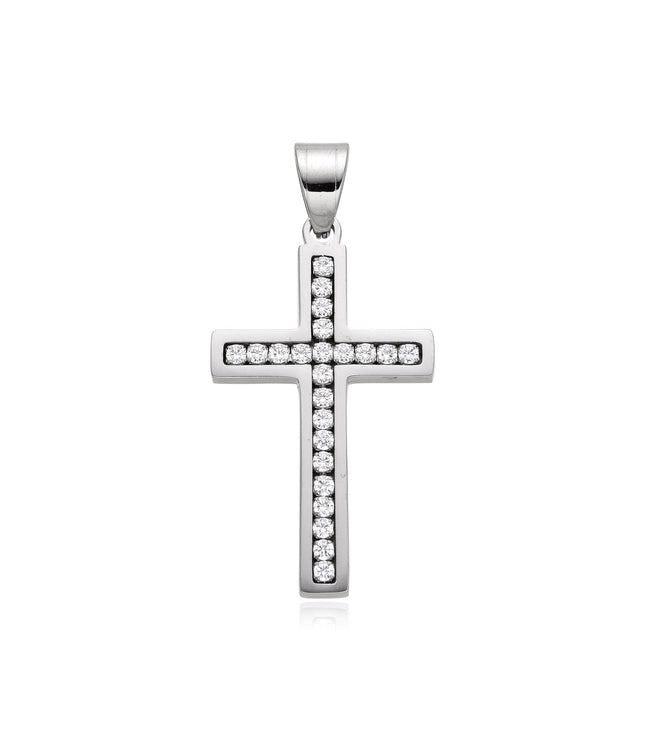 CASPIAN CROSS PENDANT | SILVER