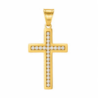 Caspian Cross Pendant | Gold