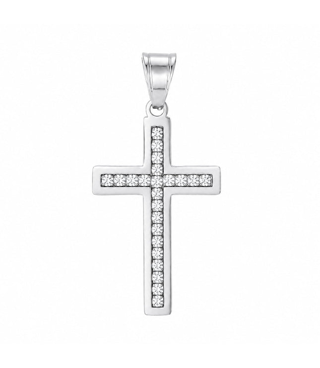 Caspian Cross Pendant | Silver