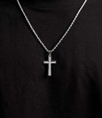 Caspian Cross Pendant | Silver