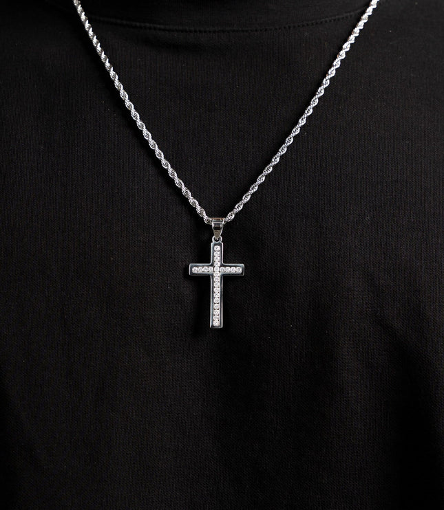 Caspian Cross Pendant | Silver