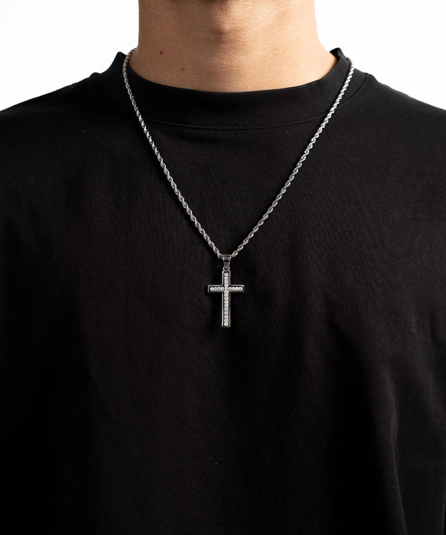 CASPIAN CROSS PENDANT | SILVER