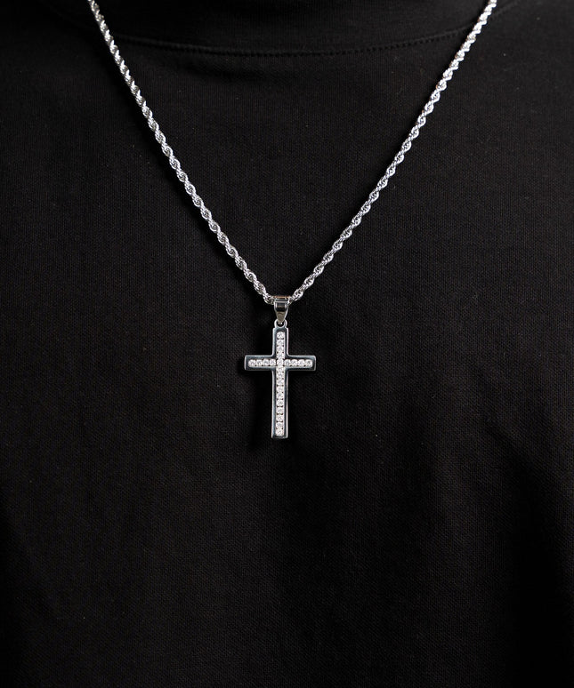 CASPIAN CROSS PENDANT | SILVER