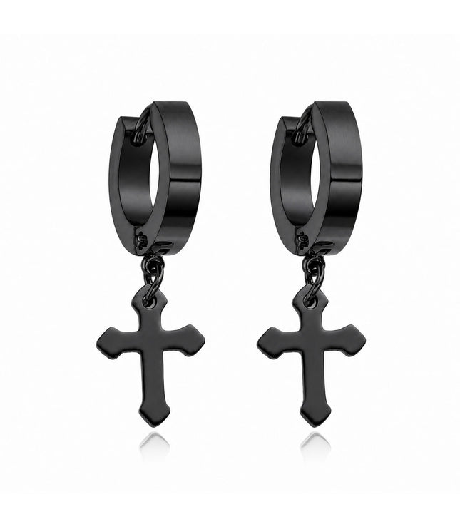 Charles Earrings | Black