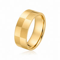 Checkers Ring | Gold