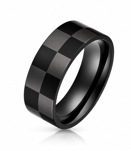 Checkers Ring | Black