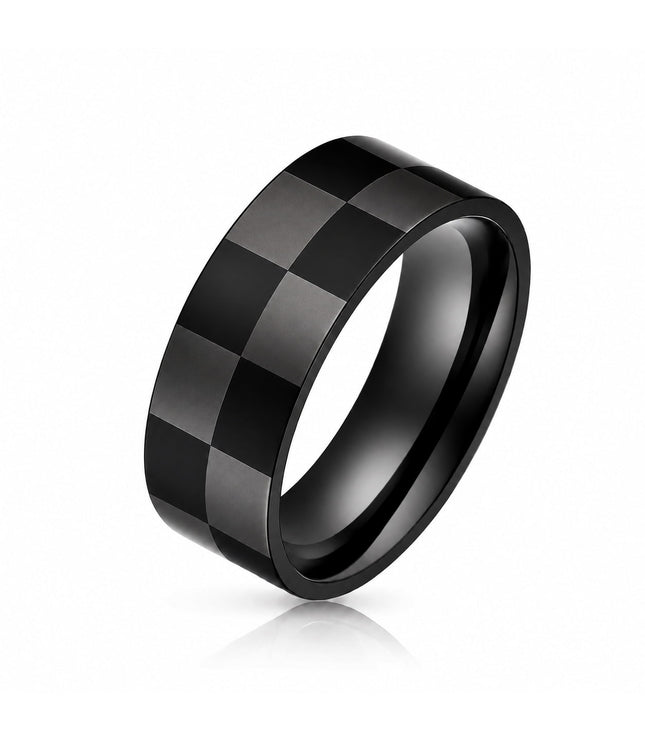 Checkers Ring | Black