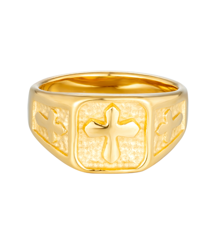CHRISTIAN RING | GOLD