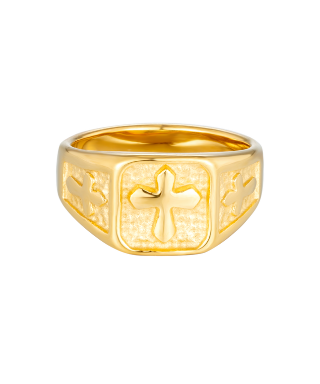 CHRISTIAN RING | GOLD