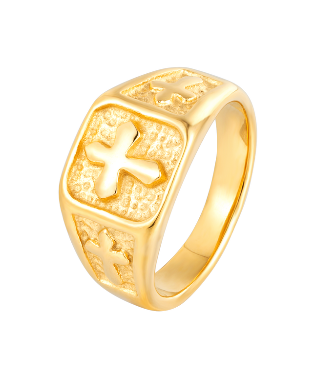 CHRISTIAN RING | GOLD