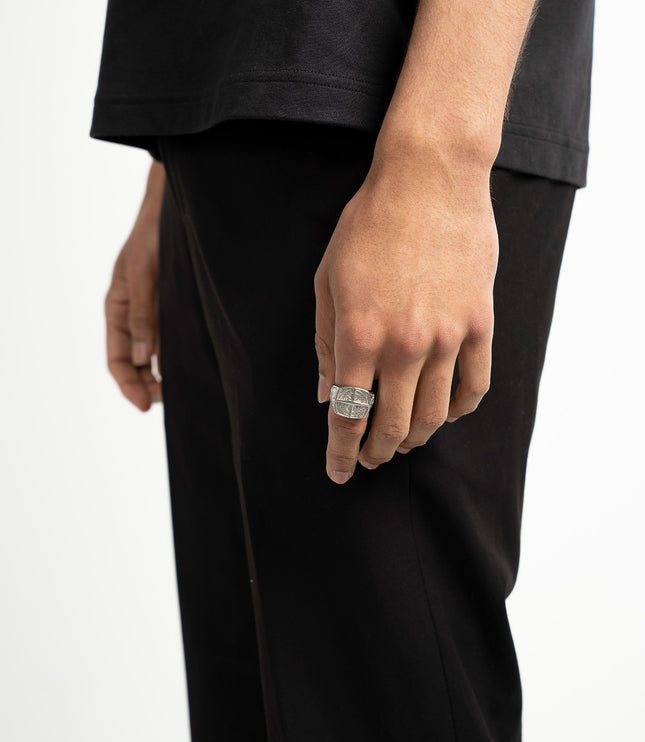 COMPASS RING | SILVER