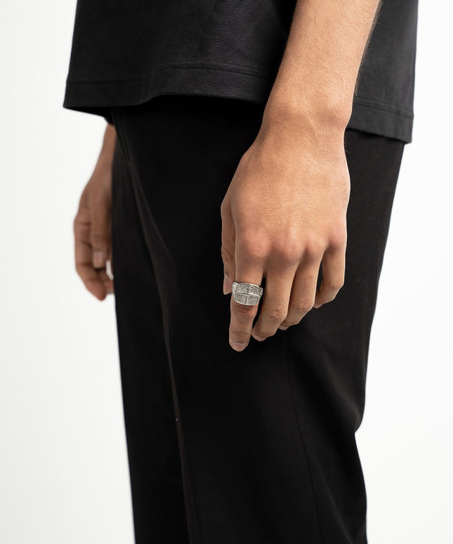 COMPASS RING | SILVER