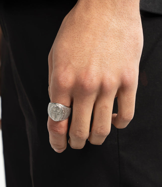 Cross Ring | Silver