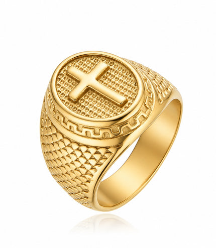 CROSS RING | GOLD