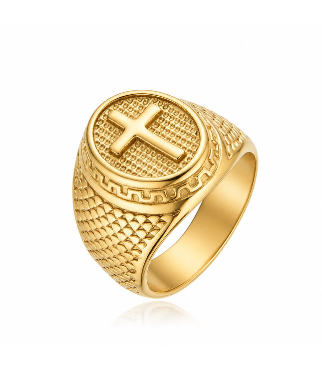 CROSS RING | GOLD
